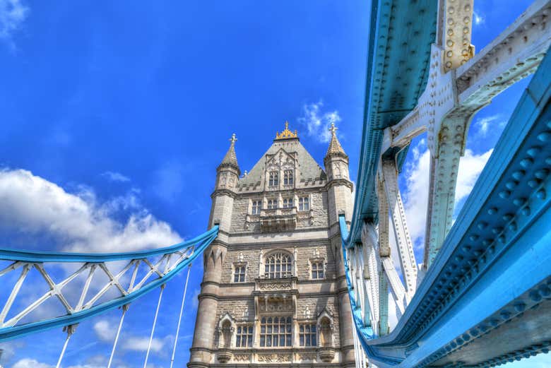 Tower Bridge from the ground